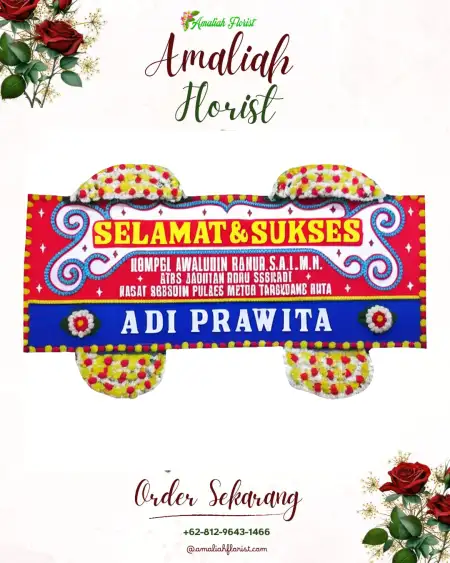 Papan Bunga Ucapan Selamat Poyowa Kecil
