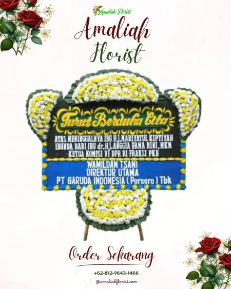 Papan Bunga Duka Poyowa Kecil
